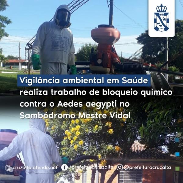 DENGUE: Bloqueio químico foi realizado no sambódromo Mestre Vidal