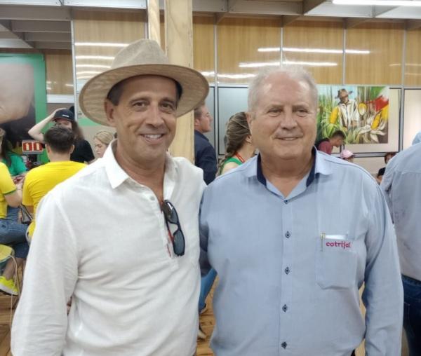 Vice-prefeito de Cruz Alta Luciano Ardenghi visitou a Expodireto Cotrijal