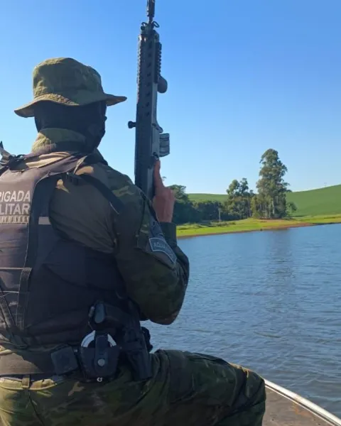 Fiscalização no Passo Real marca ações do Batalhão Ambiental no feriado