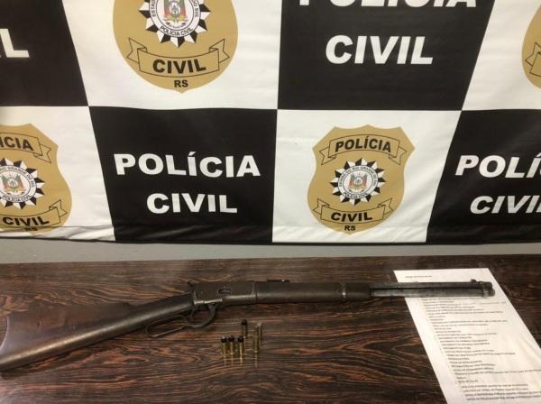 Policia Civil prende indivíduo por posse de arma de fogo