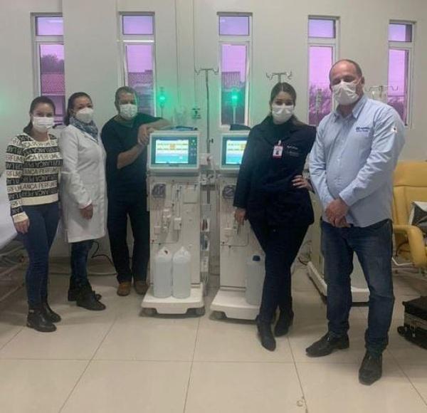Hospital São Vicente é contemplado com duas máquinas de hemodiálise