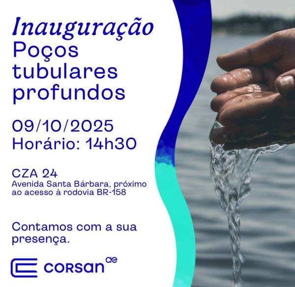 Corsan inaugura novos poços tubulares profundos em Cruz Alta