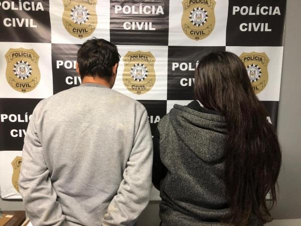 Casal com antecedentes policiais é preso após investigação por tráfico