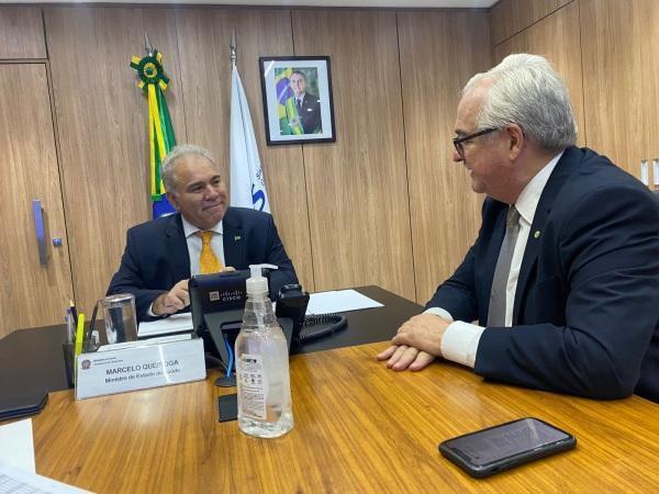 Deputado Pedro Westphalen tem encontro com Ministro da Saúde Marcelo Queiroga
