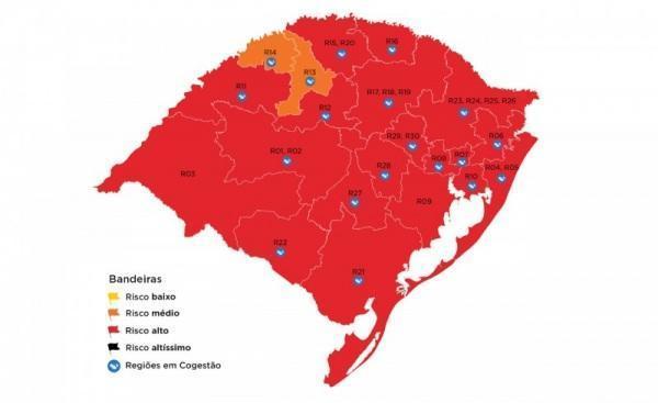 Cruz Alta fica em bandeira vermelha no Distanciamento Controlado