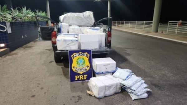 Montana com placas de Ijuí é presa em Santa Catarina com 250kg de agrotóxicos 