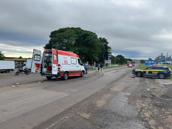 Acidente de trânsito na RSC-377, saída para Ibirubá, resulta em pessoa ferida