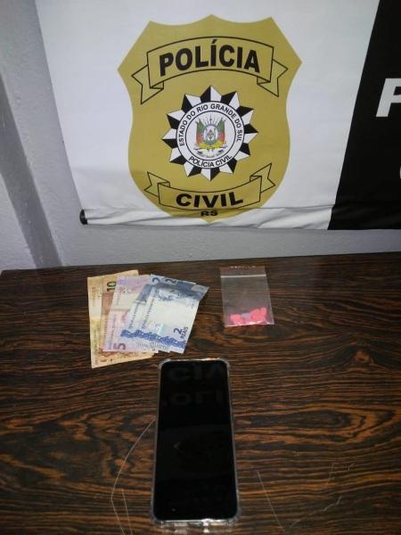 Polícia Civil realiza prisão por tráfico de drogas sintéticas em Cruz Alta