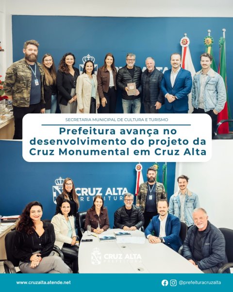 Reunião define primeiros passos da Cruz Monumental em Cruz Alta