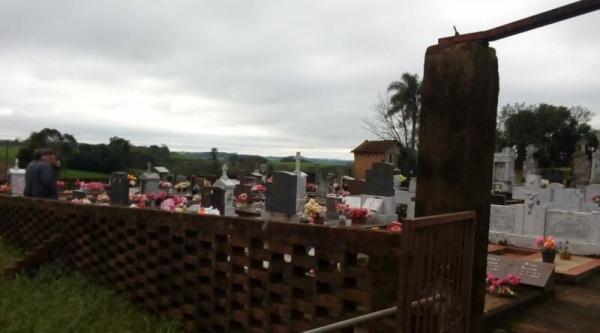 Cemitério de Condor é alvo de furto neste final de semana