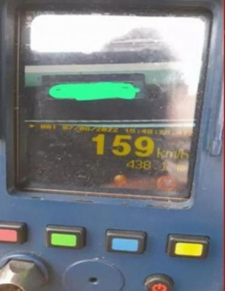 Veículo é flagrado a 159 km/h na ERS-569 em Palmeira das Missões no domingo