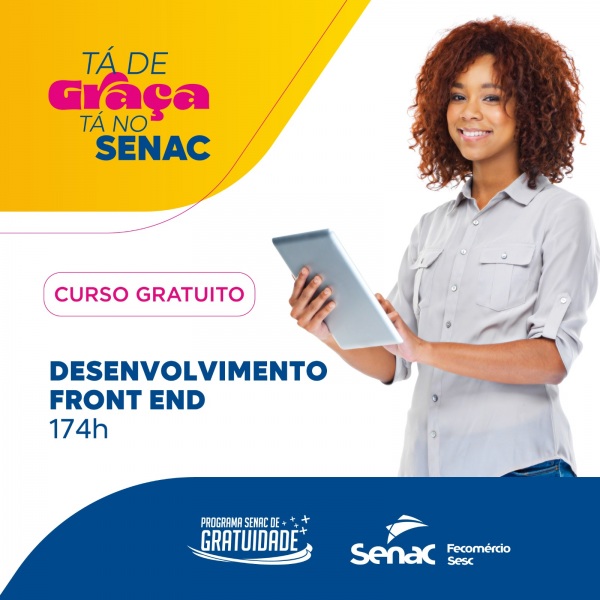 Senac Cruz Alta tem matrículas para curso gratuito deTecnologia da Informação