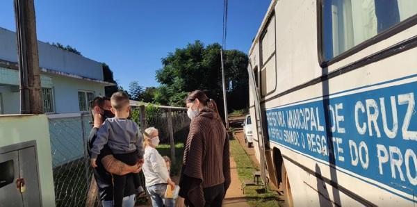 Unidade móvel de vacinação estará hoje no Bairro Tamoio 