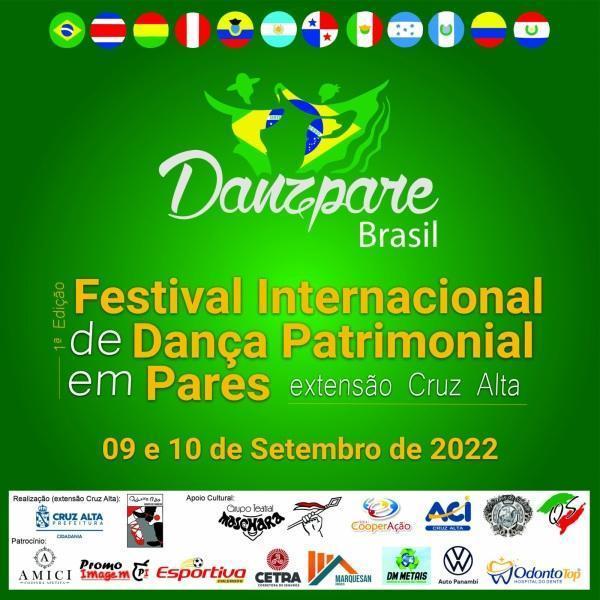 Danzpare chega em Cruz Alta nesta sexta dia 09 com dois dias de muita dança