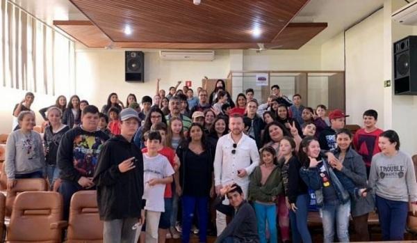 Projeto Vivências visita a Câmara de Vereadores