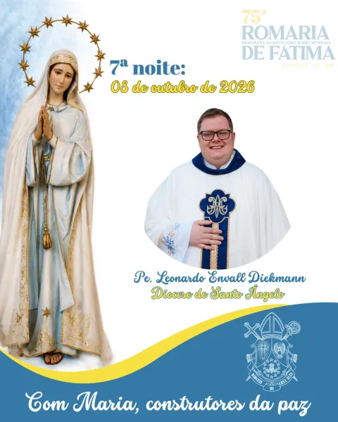 Novena da 75ª Romaria de Fátima chega nesta quinta a 7º noite na Catedral