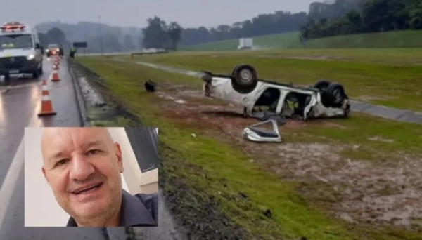 Homem Morre e Dois Ficam Feridos em Capotamento na BR-386, em Estrela