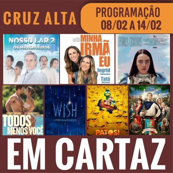 DOMINGO: Confira a programação de filmes  no Cine Globo de Cruz Alta