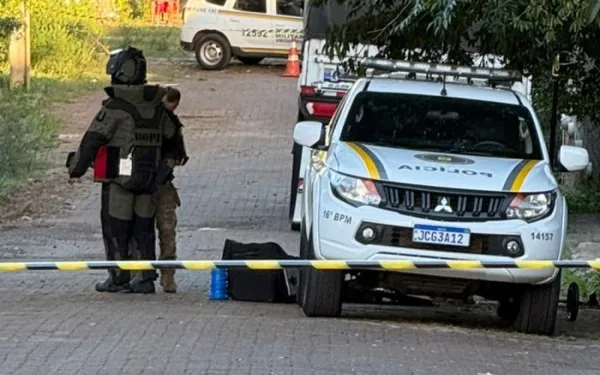 Projétil de artilharia é encontrado e mobiliza operação em bairro de Cruz Alta