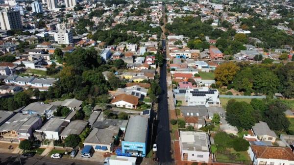 Pra Frente Cruz Alta segue com atividade de pavimentação asfáltica