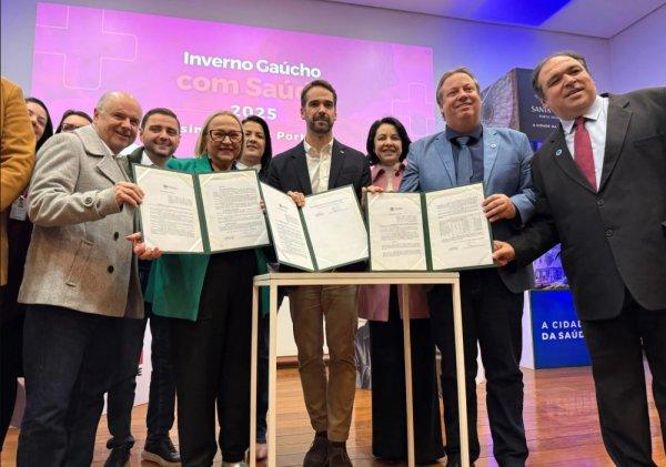 Governador anuncia R$ 112,6 milhões para RS enfrentar crise na saúde
