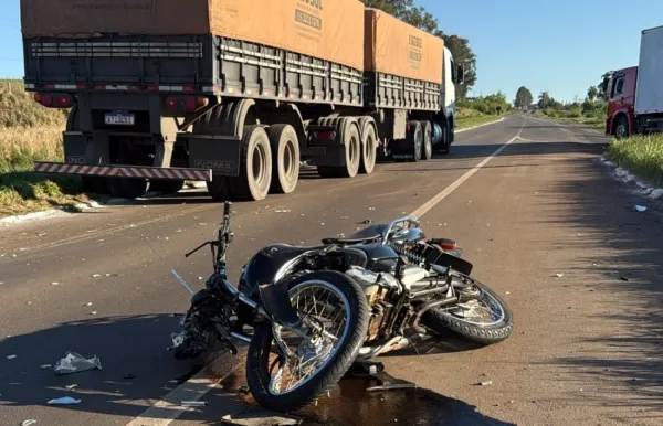 Morre Motociclista envolvido em acidente no trevo do CICA em Cruz Alta