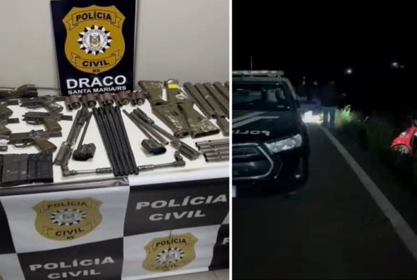 Após perseguição, homem é preso em Tupanciretã com cinco fuzis