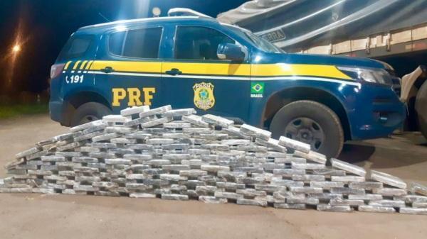 PRF apreende 156 kg de Cocaína em tanque de carreta na BR-386 em Sarandi