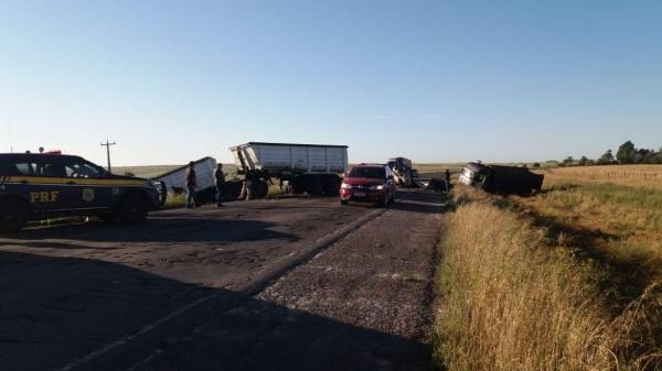 Identificadas as vítimas fatais do acidente envolvendo caminhões em Cruz Alta