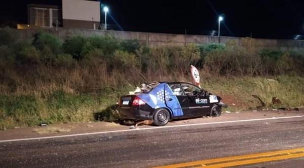 Veículo com placas de Cruz Alta se envolve em acidente na BR 285