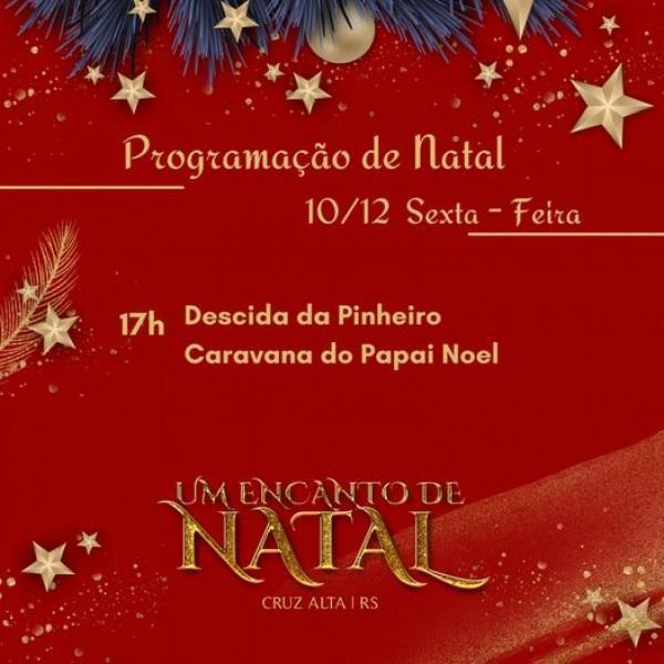 Nesta sexta-feira tem Caravana do Papai Noel