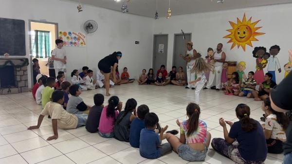 Festa marcou o encerramento do Projeto Brincando nas férias com os CRAS