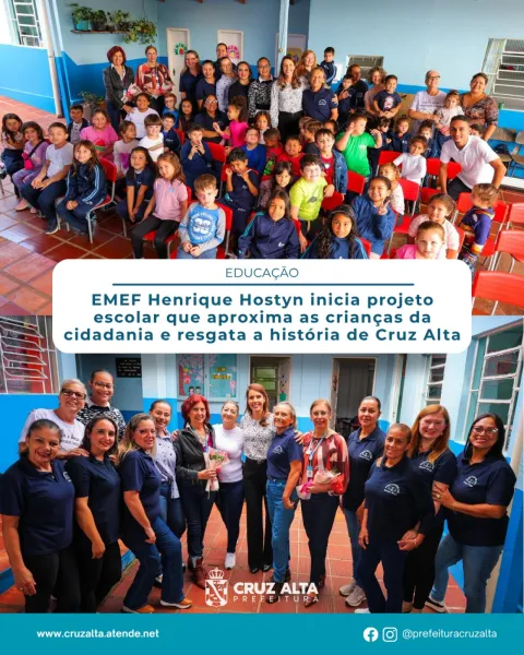 HENRIQUE HOSTYN> Projeto aproxima alunos da história de Cruz Alta