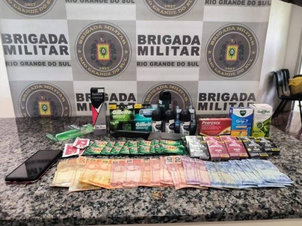 Homem rouba farmácia mas é preso pela Brigada Militar em Santo Ângelo