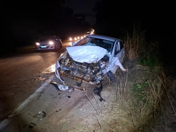 ERS-342>Acidente de trânsito envolve veículos e carreta entre Cruz Alta e Ijuí