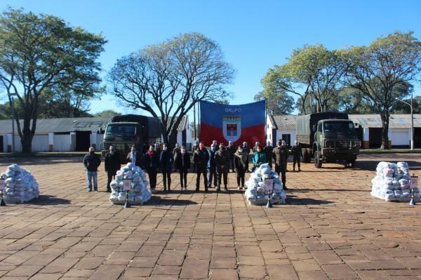 Grupo Humaitá realiza entregas da Campanha do Agasalho 2020