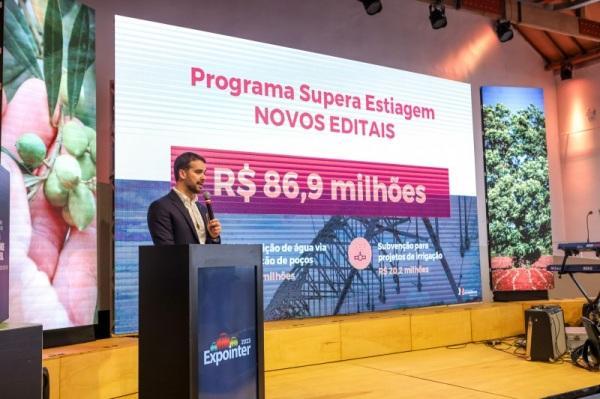 Estado destina mais de R$ 86 milhões para irrigação e distribuição de água 