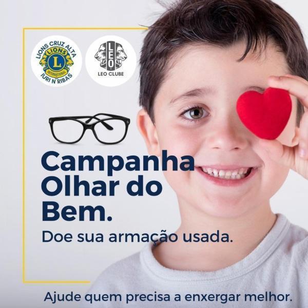 Projeto do Lions Iuri Nazario arrecada armações de óculos usadas para doações