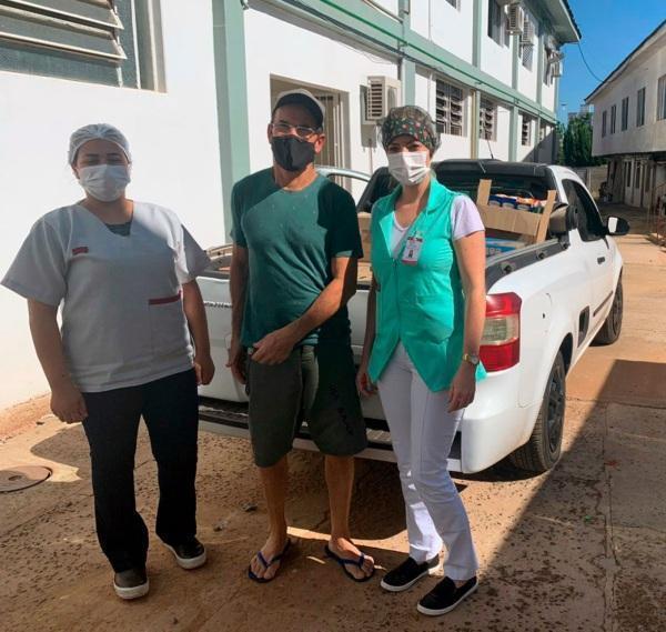 Hospital São Vicente de Paulo recebe doação de litros de leite