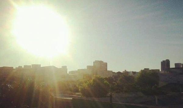 Forte Calor na tarde da sexta e 33,5ºC em Cruz Alta segundo o INMET