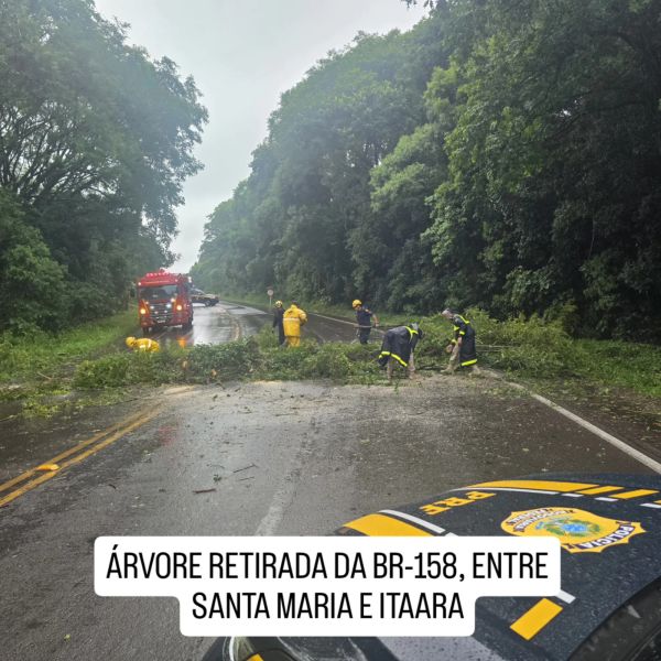 DEFESA CIVIL> RS registra danos em 18 municípios após temporal