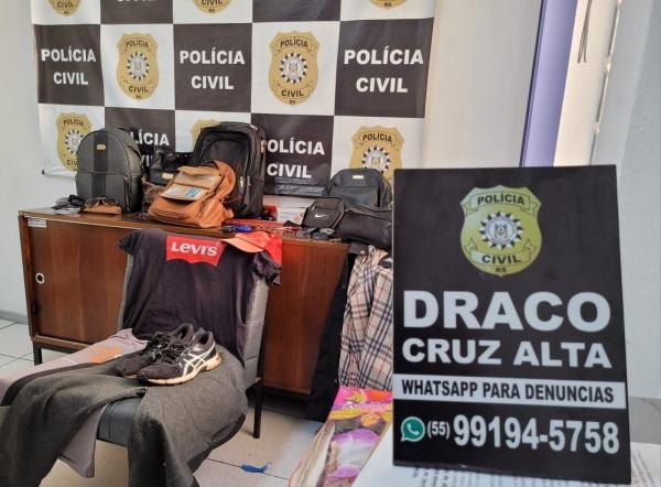 POLÍCIA: Indivíduo é preso nesta segunda em Cruz Alta por furtos e roubos 