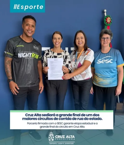 Cruz Alta sediará final de importante circuito de corrida de rua do RS