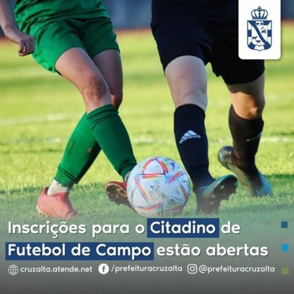 Inscrições para o Citadino de Futebol de Campo 2023 estão abertas