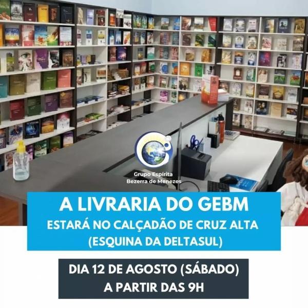 Feira do Livro Espírita do Grupo Bezerra de Menezes será hoje no calçadão