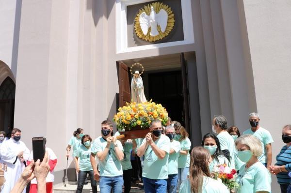 70ª Romaria ao Santuário de Fátima marcou o domingo em Cruz Alta