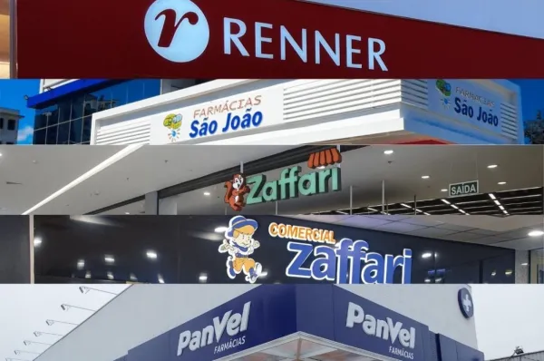 Lojas Renner, São João e Zaffari estão entre as maiores varejistas do RS