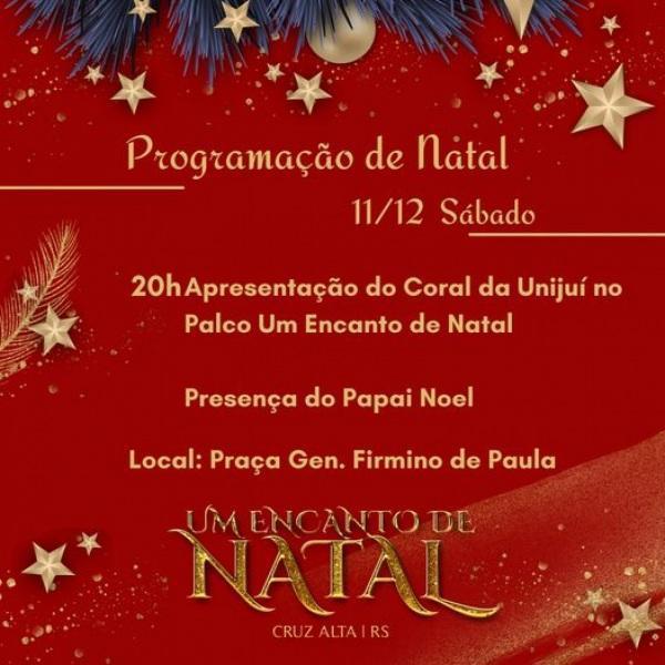 Programação deste sábado para Um Encanto de Natal