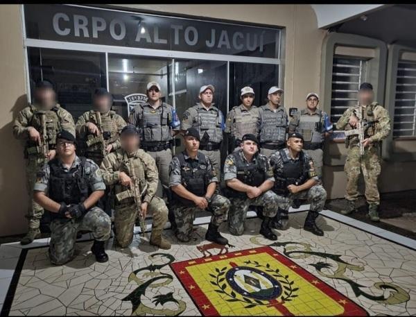16º BPM da Brigada Militar com reforços do BOPE, 39º BPM e Comando Rodoviário