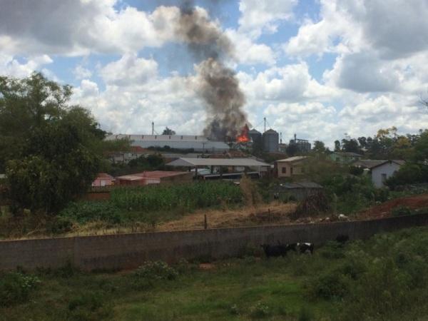 Incêndio de grande proporção em Tupanciretã